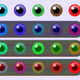 Imagen para el artículo titulado ¿Cuántos ojos de diferentes colores hay en esta ilusión? Son menos de los que crees